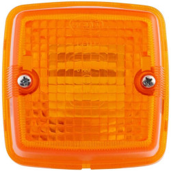 Šviesus lęšis, gintaro spalvos, kvadratinis LH/RH Hella 9EL110536001