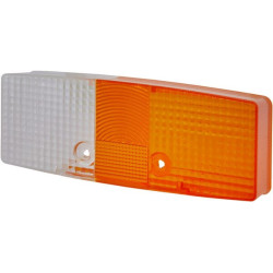 Šviesus lęšis, gintaro spalvos/skaidrus, stačiakampis kairysis Hella 9EL118703001