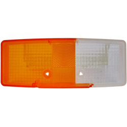 Šviesus lęšis, gintaro spalvos/skaidrus, stačiakampis kairysis Hella 9EL118703001