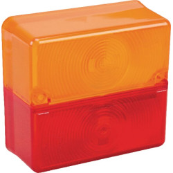 Šviesus objektyvas, gintarinis/raudonas, kvadratinis LH/RH/galinis Britax TOR2475