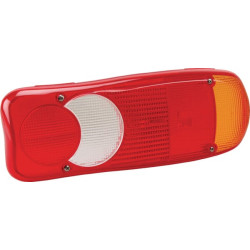 Šviesos lęšis, raudonas/skaidrus/gintarinis, stačiakampis LH/RH/galinis Vignal 1000100