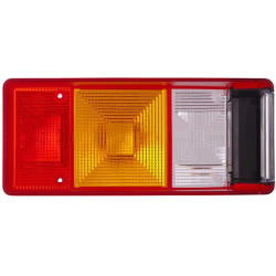 Šviesos lęšis, raudonas/skaidrus/gintarinis galinis/dešinysis Hella 9EL147097001