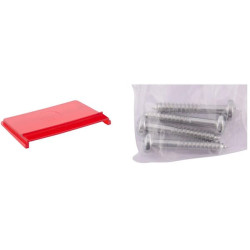 Šviesos lęšis, raudonas/skaidrus/gintarinis galinis/dešinysis Hella 9EL147097001