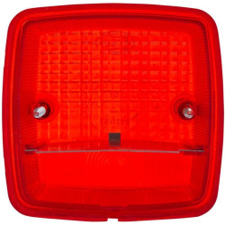 Šviesos objektyvas, raudonas, kvadratinis LH/RH/galinis Hella 9EL115003035