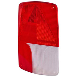 Šviesos objektyvas, raudonas/permatomas galinis/kairės Hella 9EL990633031