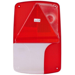 Šviesos objektyvas, raudonas/permatomas galinis/kairės Hella 9EL990633031