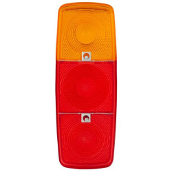 Šviesos objektyvas, raudonas/skaidrus/gintarinis LH/RH/galinis Hella 9EL109139001