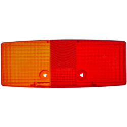 Šviesus lęšis, gintarinis/raudonas, stačiakampis galinis/kairysis Hella 9EL118700001