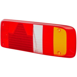 Šviesos lęšis, raudonas/skaidrus/gintarinis galinis/dešinysis Hella 9EL340829001