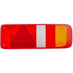 Šviesos lęšis, raudonas/skaidrus/gintarinis galinis/dešinysis Hella 9EL340829001