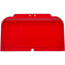 Šviesos objektyvas, raudonas/skaidrus/gintarinis, kvadratinis LH/RH/galinis Hella 9EL129519001