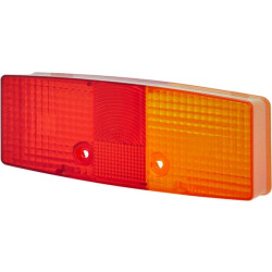 Šviesos lęšis, raudonas/skaidrus/gintarinis galinis/dešinysis Hella 9EL121431001