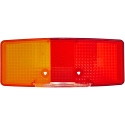 Šviesos lęšis, raudonas/skaidrus/gintarinis galinis/dešinysis Hella 9EL121431001