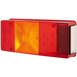 Šviesos objektyvas, raudonas/skaidrus/gintarinis LH/RH/galinis Hella 9EL147096001