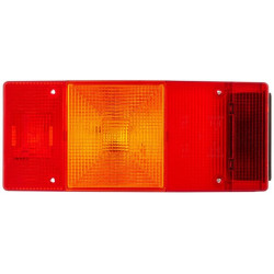 Šviesos objektyvas, raudonas/skaidrus/gintarinis LH/RH/galinis Hella 9EL147096001