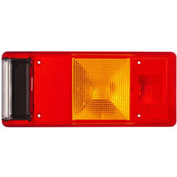 Šviesos objektyvas, raudonas/skaidrus/gintarinis LH/RH/galinis Hella 9EL147096001