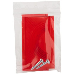 Šviesos lęšis, raudonas/skaidrus/gintarinis, stačiakampis galinis/dešinis Hella 9EL997452001