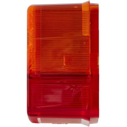 Šviesos lęšis, raudonas/skaidrus/gintarinis, kvadratinis galinis/dešinysis Hella 9EL134740001