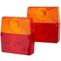 Šviesos objektyvas, raudonas/skaidrus/gintarinis LH/RH/galinis Hella 9EL998002031