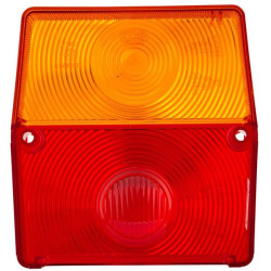 Šviesos objektyvas, raudonas/skaidrus/gintarinis LH/RH/galinis Hella 9EL998002031