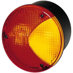 Šviesos lęšis, gintaro spalvos/raudonas LH/RH/galinis Hella 9EL964536001