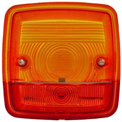 Šviesus objektyvas, gintarinis/raudonas, kvadratinis LH/RH/galinis Hella 9EL115003011