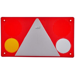 Šviesos lęšis, raudonas/skaidrus/gintarinis galinis/dešinysis Hella 9EL340203001