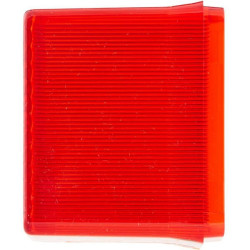 Šviesos lęšis, raudonas/skaidrus/gintarinis, stačiakampis galinis/kairysis Hella 9EL997451001