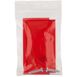 Šviesos lęšis, raudonas/skaidrus/gintarinis, stačiakampis galinis/kairysis Hella 9EL997451001