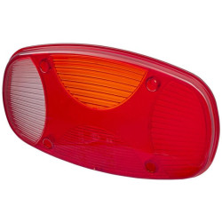 Šviesos lęšis, raudonas/skaidrus/gintarinis galinis/dešinysis Hella 9EL343142001