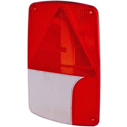 Šviesos objektyvas, raudonas/permatomas galinis/dešinis Hella 9EL990633041