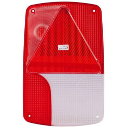 Šviesos objektyvas, raudonas/permatomas galinis/dešinis Hella 9EL990633041