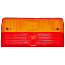 Šviesos lęšis, raudonas/gintarinis, stačiakampis LH/RH Hella 9EL147992001