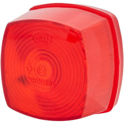 Šviesus objektyvas, raudonas KŠ/RH/galinis Hella 9EL117330011