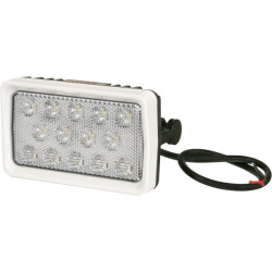 Darbinis šviesos rėmas, stačiakampis, baltas, 158x23x95mm, Kramp LA104WFR