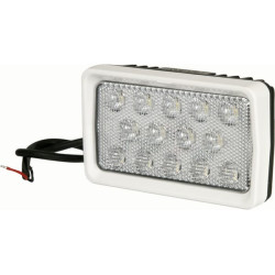 Darbinis šviesos rėmas, stačiakampis, baltas, 158x23x95mm, Kramp LA104WFR