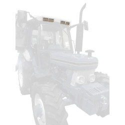 Darbinis šviesos rėmas, stačiakampis, baltas, 158x23x95mm, Kramp LA104WFR