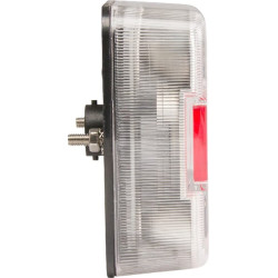 Galinis LED žibintas, 1W, kvadratinis, 12V, 106x100x98mm, 5 kontaktų, 18 šviesos diodų, gopart LA99200GP