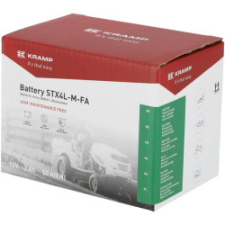 Baterija 12V 3Ah 50A uždara Kramp SBA31250KR