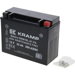 Baterija 12V 22Ah 350A uždaryta Kramp SBA2212350KR