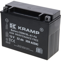 Baterija 12V 22Ah 350A uždaryta Kramp SBA2212350KR