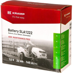 Baterija 12V 22Ah 160A Kramp SBA2212KR