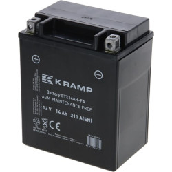 Baterija 12V 14Ah 210A uždaryta Kramp SBA1412210KR