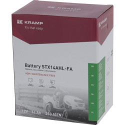 Baterija 12V 14Ah 210A uždaryta Kramp SBA1412210LKR