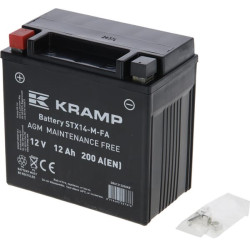 Baterija 12V 12Ah 200A uždaryta Kramp SBA1212200KR