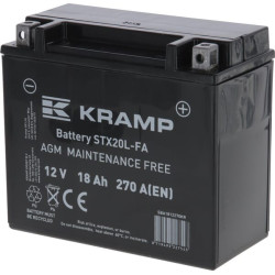 Baterija 12V 18Ah 270A uždaryta Kramp SBA1812270KR