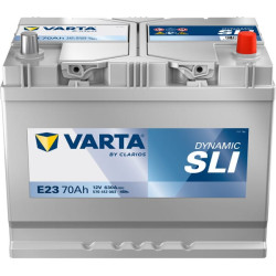 Akumuliatorius 12V 70Ah 630A E23 VARTA Dynamic SLI 570412063