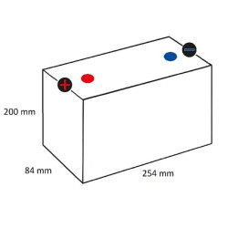 Akumuliatorius 6V 50Ah 815A AGM Red Top RTS 2.1 Optima 810355