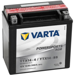 Baterija 12V 12Ah 200A AGM Powersports VARTA 512014020I314PS