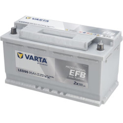 Baterija 12V 95Ah 850A LED95 VARTA Profesionalus dvigubos paskirties EFB 930095085